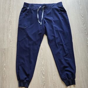 Figs Blue Zamora Jogger Scrub Pants Size XXL